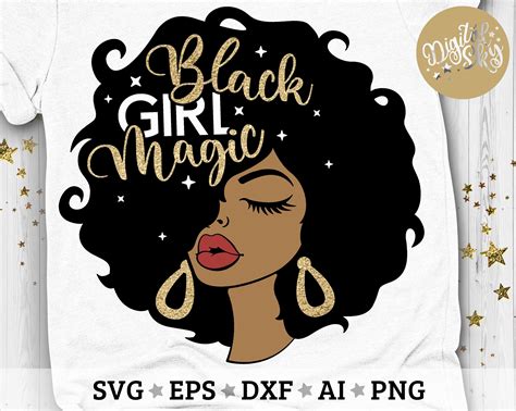 Unleashing Power: Black Girl Magic Comes Alive in SVG Designs